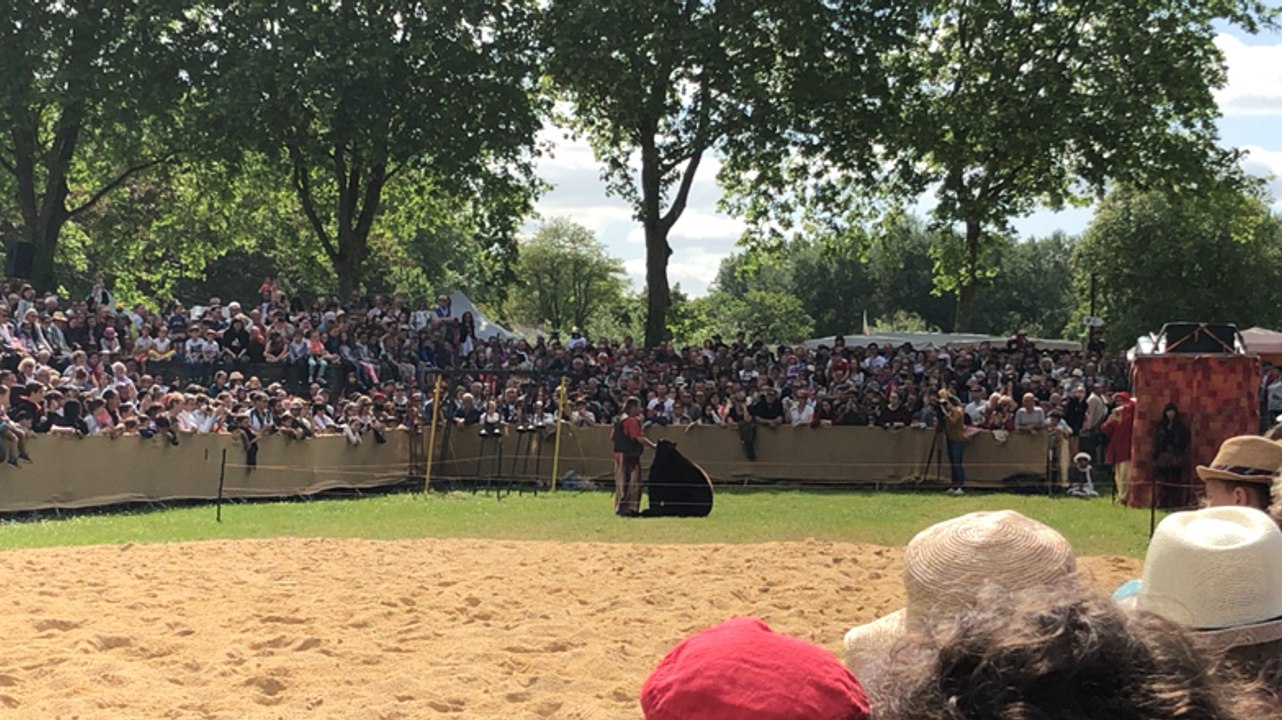 La foule à La Baillée des filles