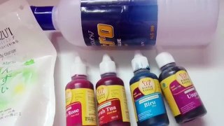 DIY RUBBER UNICORN COLOR SLIME TUTORIAL WITHOUT METALIC POWDER - BHS INDONESIA