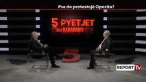 Report TV - Tritan Shehu në 5 Pyetjet: Baza e protestës, varfëria dhe papunësia