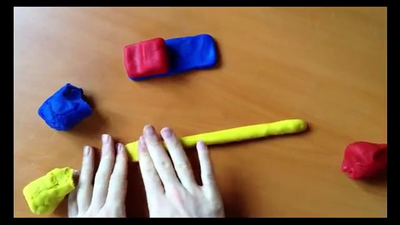 Oyun Hamurundan Şekiller - Kamyonet - play dough car van
