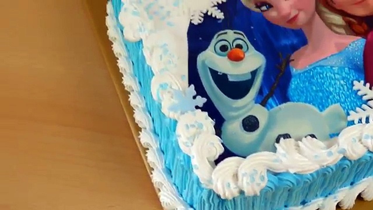 кремовый торт Холодное сердце 3 frozen torte Eiskönigin Torte