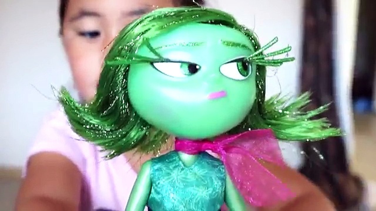 NEW DISNEY MOVIE PIXAR INSIDE OUT DELUXE TOYS DOLL DISGUST JOY SADNESS ANGER FEAR REVIEW