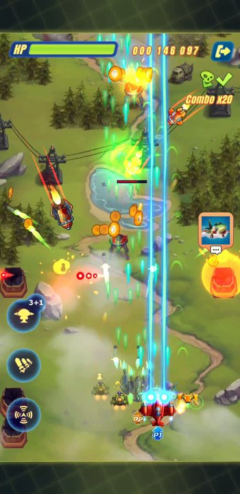 HAWK – Force of an Arcade Shooter. Shoot 'em up! Gameplay HD #8