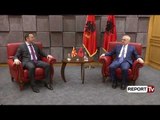 Report TV - Presidenti Meta pret në takim me zv/kryeministrin shqiptar të Maqedonisë