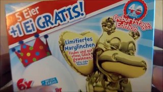 Special Limited Edition Box 40 Years of Kinder Surprise Eggs Toys Collection Unboxing