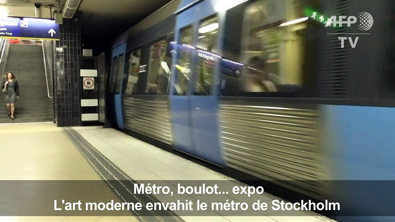 L'art moderne s'expose dans le métro de Stockholm