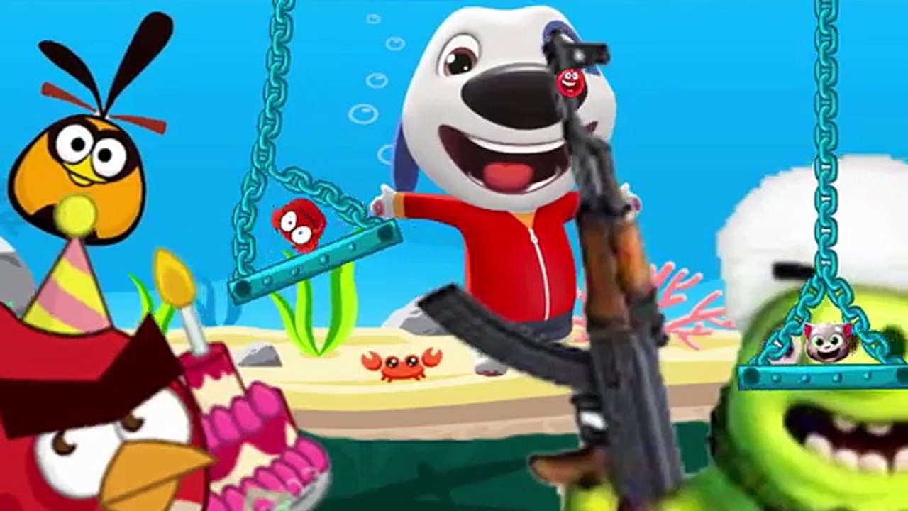 ЖЕЛЕЙНЫЙ МЕДВЕДЬ ВАЛЕРКА и КРАСНЫЙ ШАРИК против КОТИКОВ ТОМА,АНДЖЕЛЫ игровое видео мультик детям