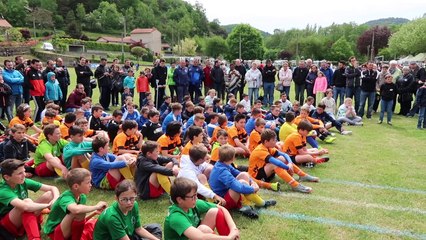 Aimé Jacquet à Sail-sous-Couzan pour les 20 ans de la Coupe du Monde