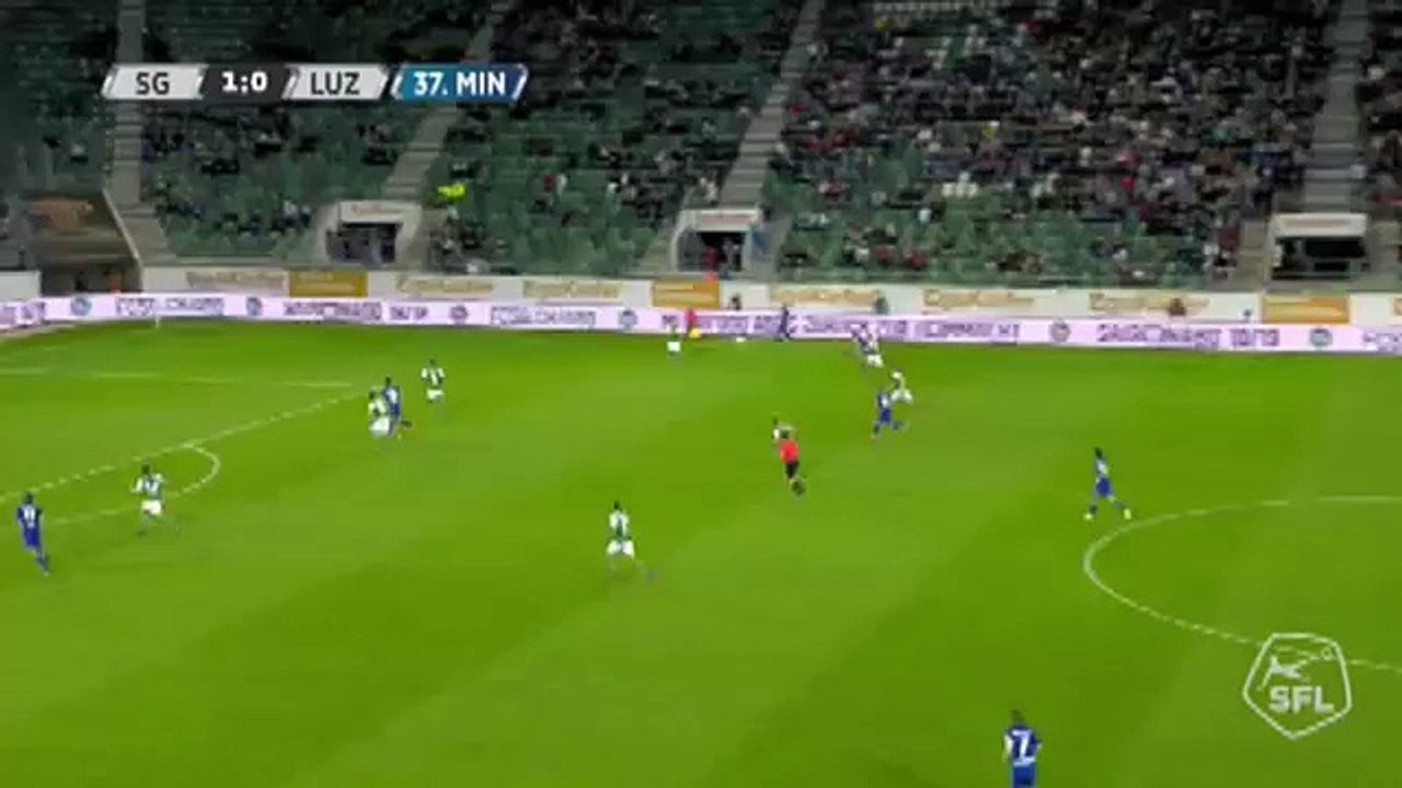 Sankt Gallen 1:1 Luzern (Switzerland. Super League. 9 May 2018)