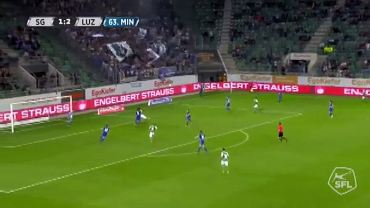 Sankt Gallen 2:2 Luzern (Switzerland. Super League. 9 May 2018)