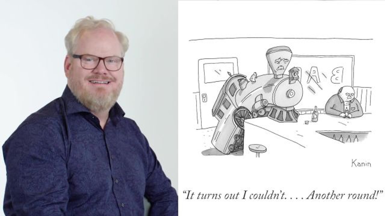 Jim Gaffigan Enters The New Yorker Cartoon Caption Contest