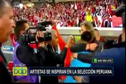 Artistas pintan murales inspirados en la Selección Peruana