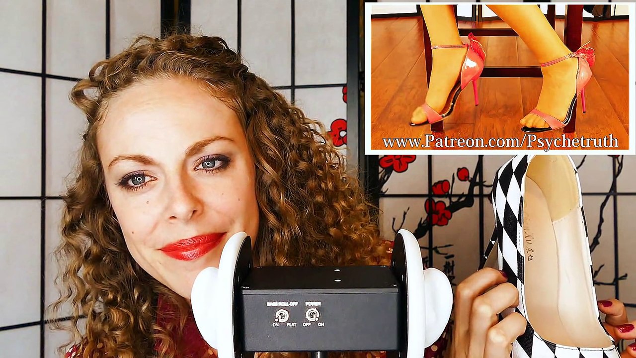 ASMR Binaural Whisper Shoe Haul | Fashion Tingles Ear to Ear Tapping, Scratching