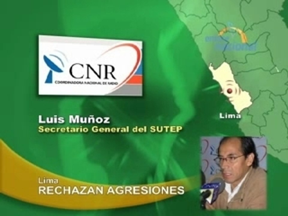RECHAZAN AGRESIONES - CNR