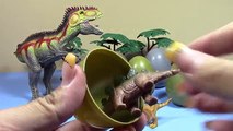 10 Different Dinosaurs Surprise Eggs Huevos de dinosaurio ไข่ ไดโนเสาร์ ประหลาด ใจ