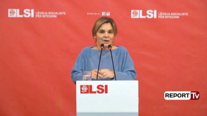 Report TV - Kryemadhi nga Elbasani përshëndet Ramën për ndihmën që i dha mësueses