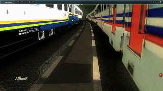[HD] Trainz Simulator Indonesia - Hunting Kereta Api Pagi Hari di Stasiun Lebakjero