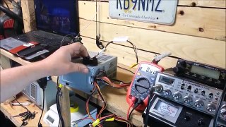 12v power supply, reused / modified computer power supply.