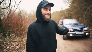 Idiots in Land Rover Defenders go off-roading