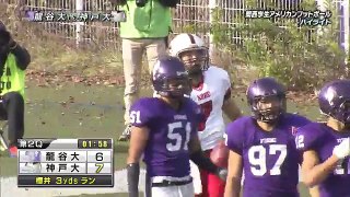 関西学生アメリカンフットボールハイライト2015年秋Div.1 第7節