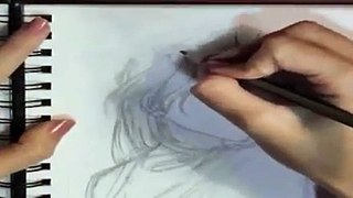 Pencil drawing (time lapse) - level 1