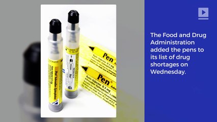 FDA Announces EpiPen Shortage