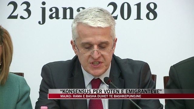 “Konsensus për votën e emigrantëve” - News, Lajme - Vizion Plus