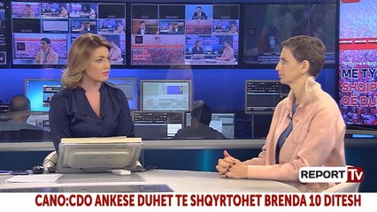 Report TV - Cano: Qytetarët të regjistrohen në portalin E-Albania, ankesat trajtohen në 10 ditë