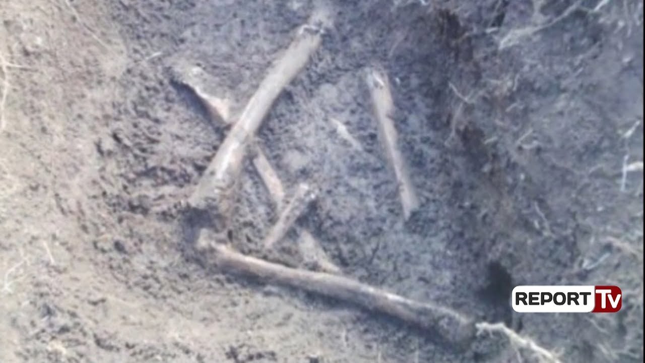 Report TV - Konsulli grek inspekton gërmimet në Tepelenë, zbulohen eshtrat e 4 ushtarëve grekë