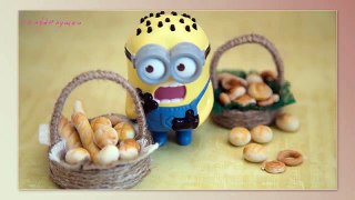 Как сделать корзинку и хлеб для кукол. How to make a Bread in the basket for dolls.