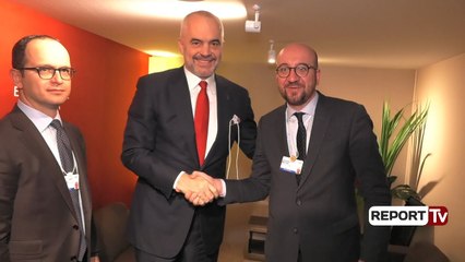 Report TV - Kryeministri Rama takohet me homologun belg Charles Michel