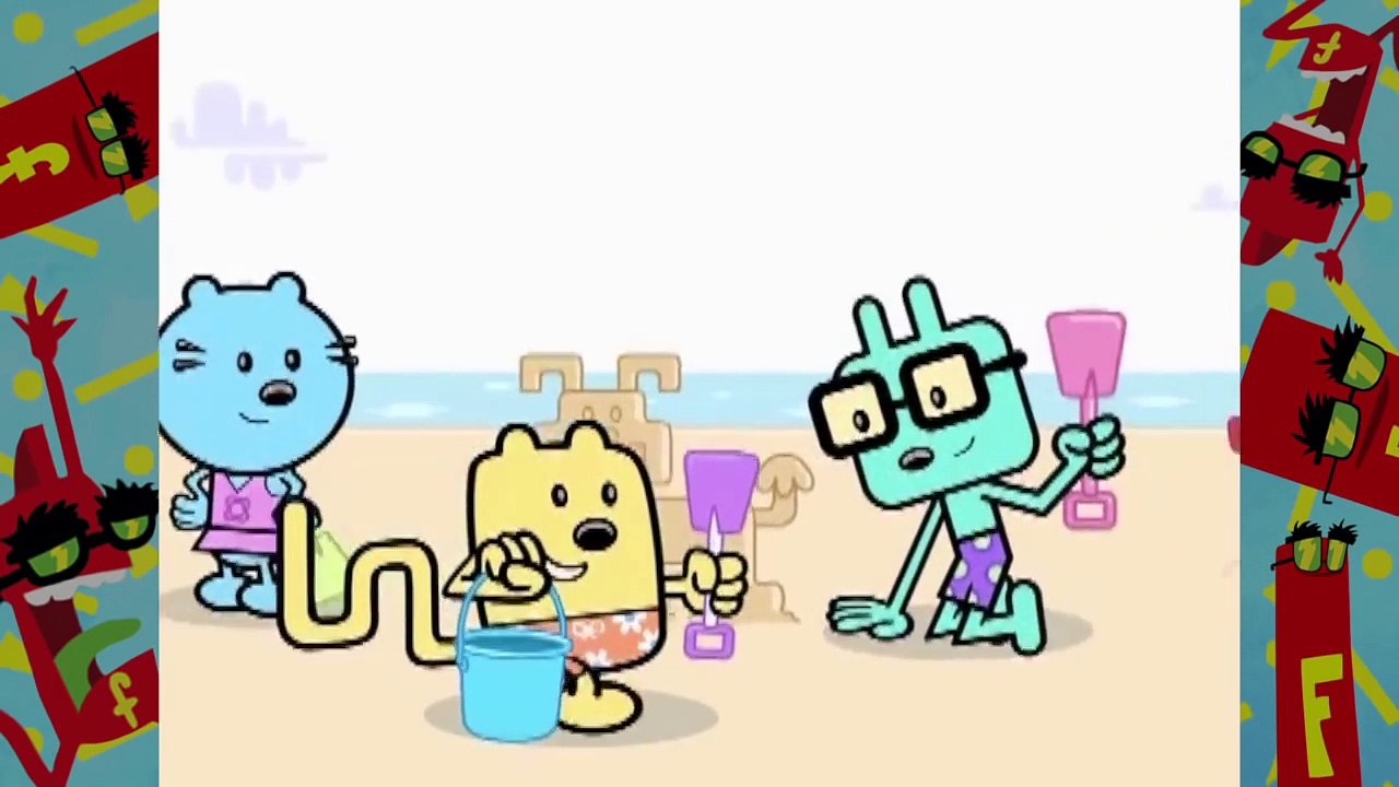 Sand Sculptures | Fredbot Cartoons For Kids (Wow! Wow! Wubbzy!)