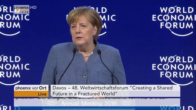 KANCELARJA MERKEL DHE PRESIDENTI MACRON BEJNE THIRRJE NE DAVOS PER NJE EUROPE ME TE FUQISHME LAJM