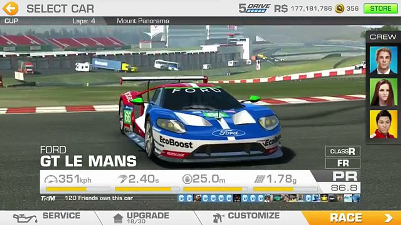 Real Racing 3 Gameplay Ford GT Le Mans Cup Mount Panorama
