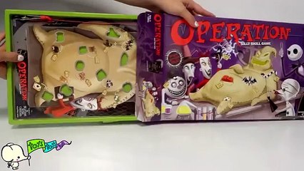 Lets Operate!! Playing with Nightmare Before Christmas Operation by USAopoly