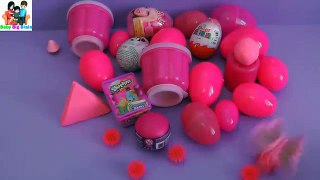 Learning Colors With Pink Surprise Eggs Nursery Rhymes For Kids