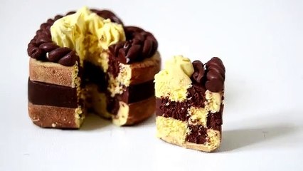 [Tuto fimo] : le gâteau damier