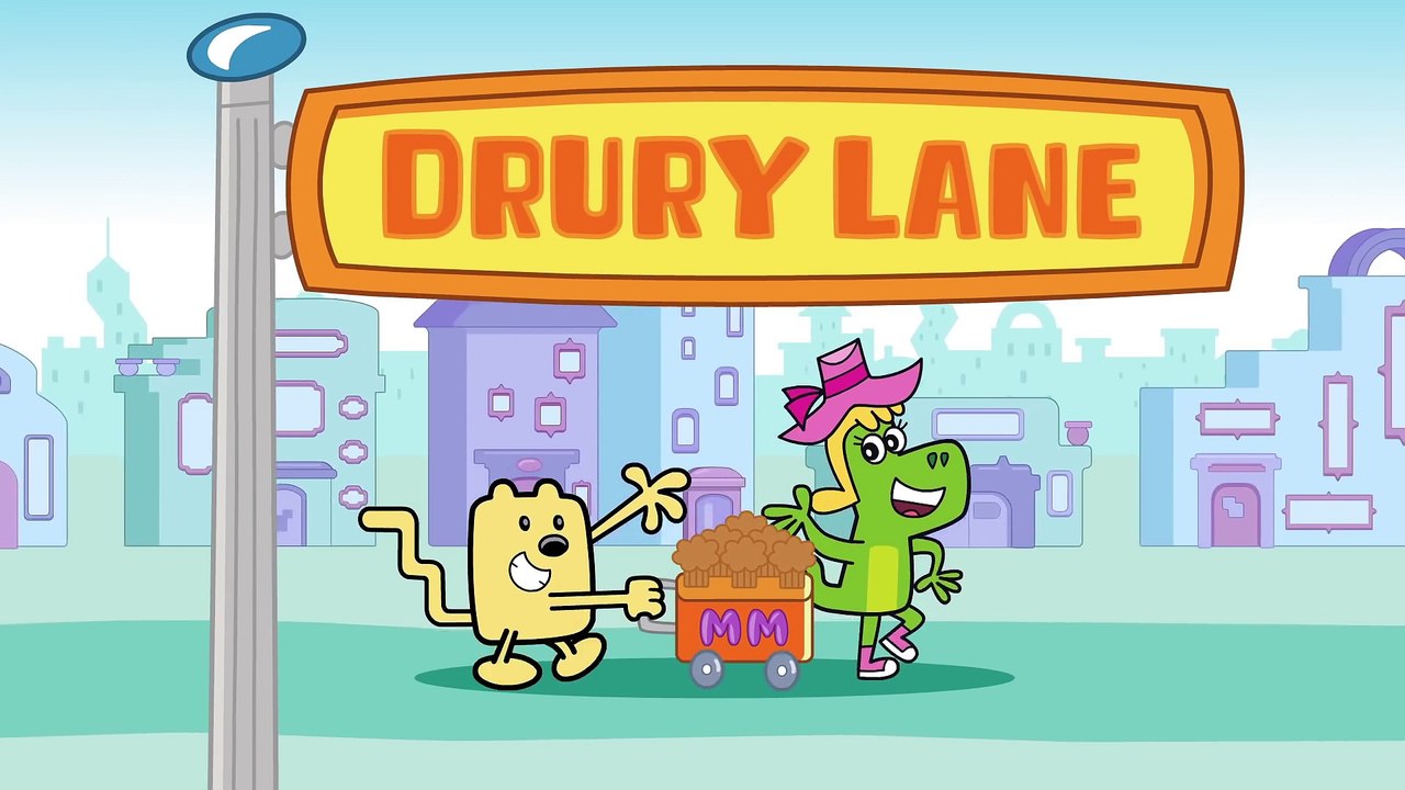 Muffin Man | Fredbot Kids Songs (Lucy the Dinosaur & Wow! Wow! Wubbzy!)