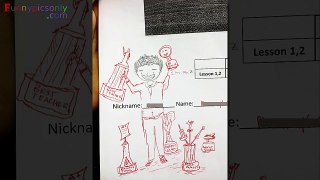 Teacher Finishes Doodles Of His Students with Hilarious Results