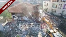 Report TV - Report TV - Pamje me dron nga aksioni për shembjen e 40 objekteve në Fier