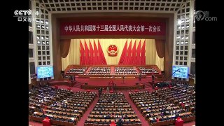 [中国新闻]十三届全国人大一次会议举行第六次全体会议 根据国家主席习近平的提名决定李克强为国务院总理 | CCTV中文国际