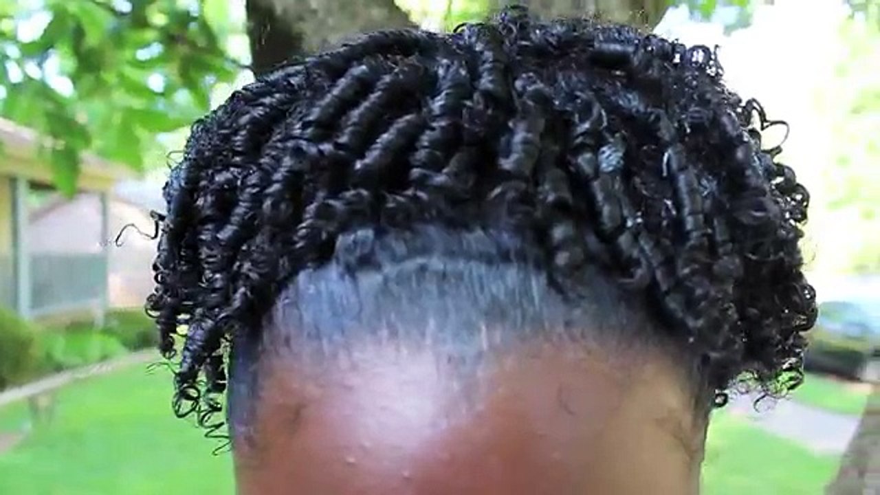 Finger Coiling Tutorial Defined Curly COILS Puff on Natural Hair