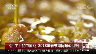 [中国新闻]《舌尖上的中国3》2018年春节期间暖心回归 | CCTV中文国际