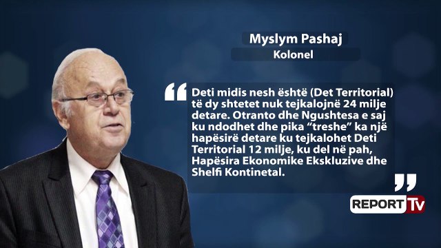 Deti me Greqinë, Pashaj: 12 milje shtrirje detare e drejtë ndërkombëtare e çdo shtetit