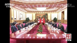 [中国新闻]李克强同加拿大总理举行第二次中加总理年度对话 | CCTV中文国际