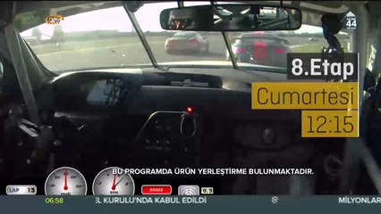 8. Etap cumartesi 12:15'te