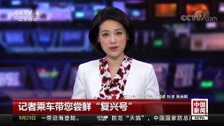 [中国新闻]记者乘车带您尝鲜“复兴号” | CCTV-4