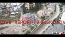 Report TV - PAMJE ME DRON/ 24 kilogramė tritol pėr shembjen e dy objekteve nė qytetin e Fierit