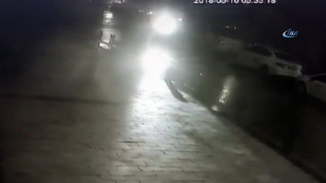 Öğrenci servisi devrildi, facianın eşiğinden böyle dönüldü