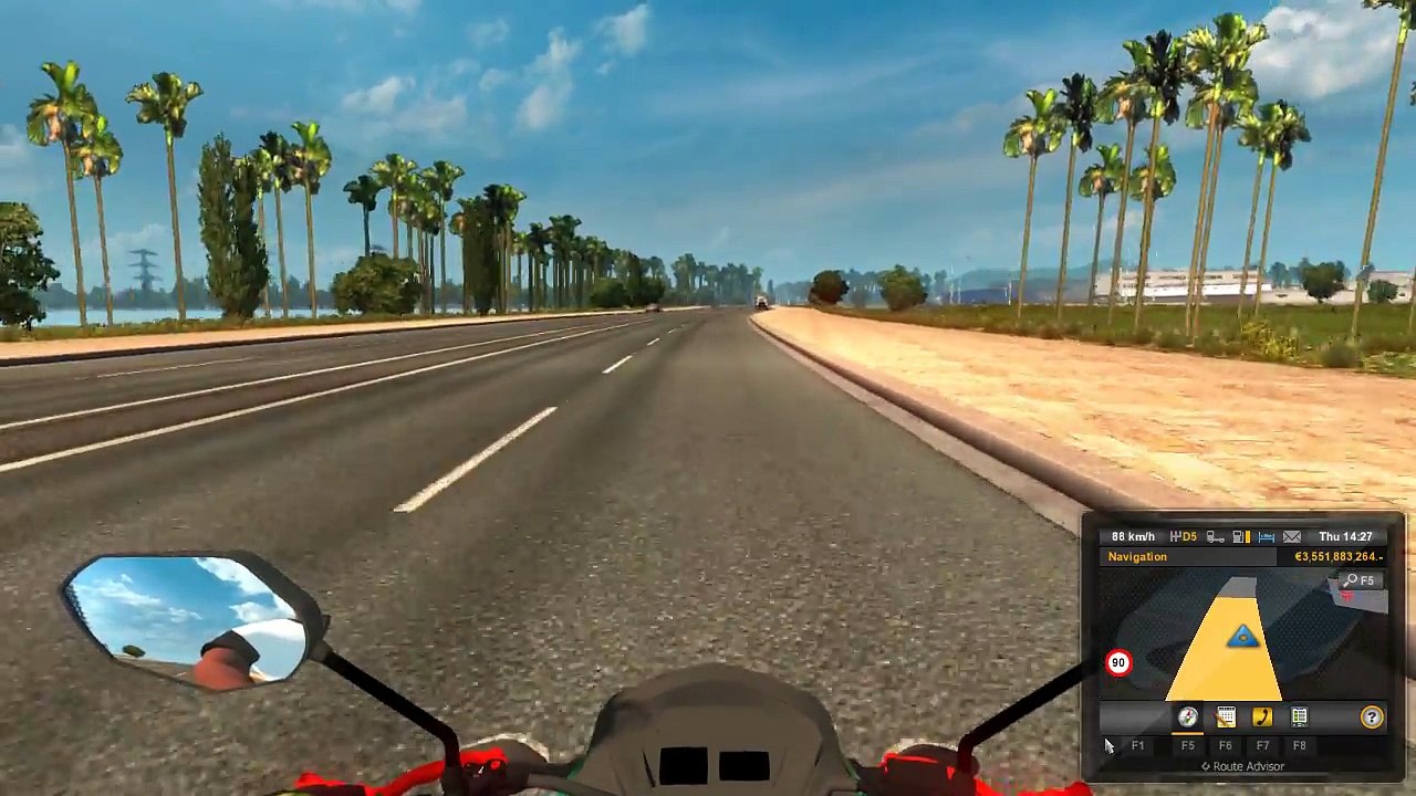 ETS 2 Motorcycle Mod||Euro Truck Simulator 2 Titan motorcycle mod